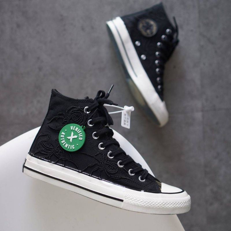 Converse Hi Dr Woo Spiderman Black Tatto