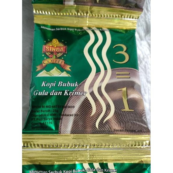 Singa Kopi Bubuk Renceng isi 10 sachet