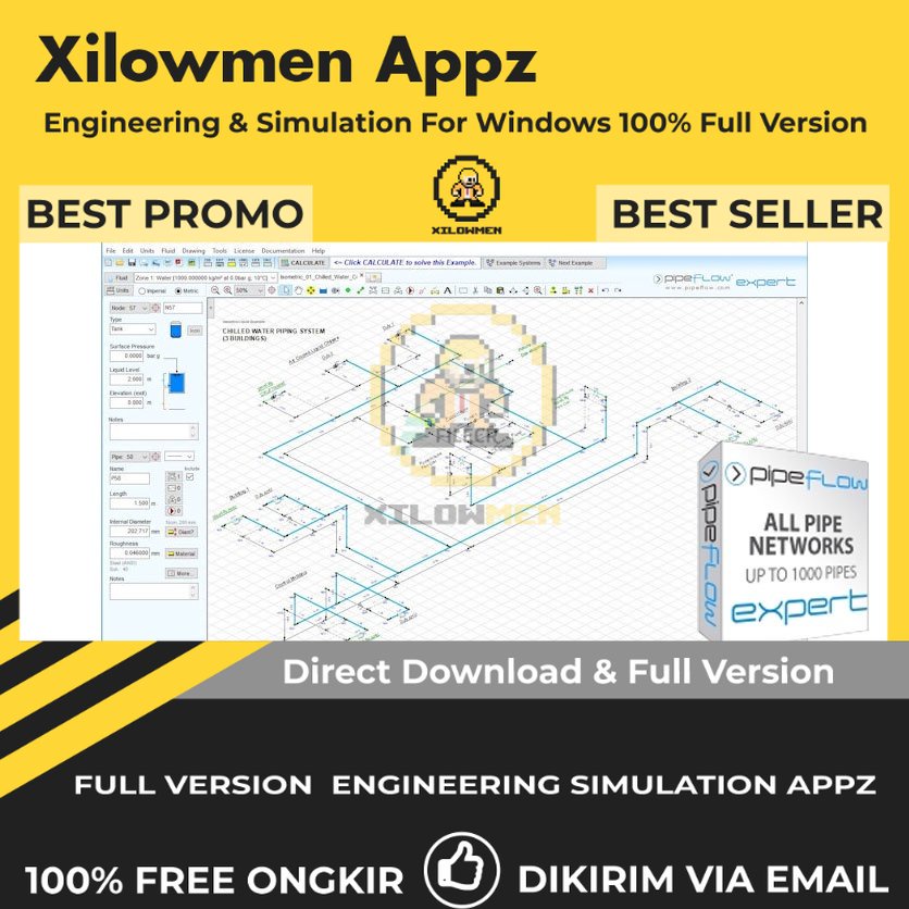 [Full Version] Pipe Flow Expert Pro Engineering Software Lifetime Win OS