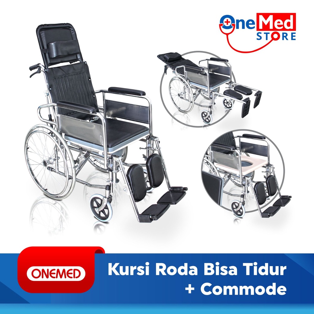 Kursi Roda Bisa Tidur+Commode OJ2