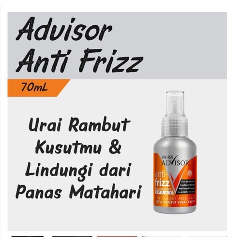 MAKARIZO ADVISOR ANTI FRIZZ 70ML - SERUM RAMBUT ANTI KUSUT MAKARIZO