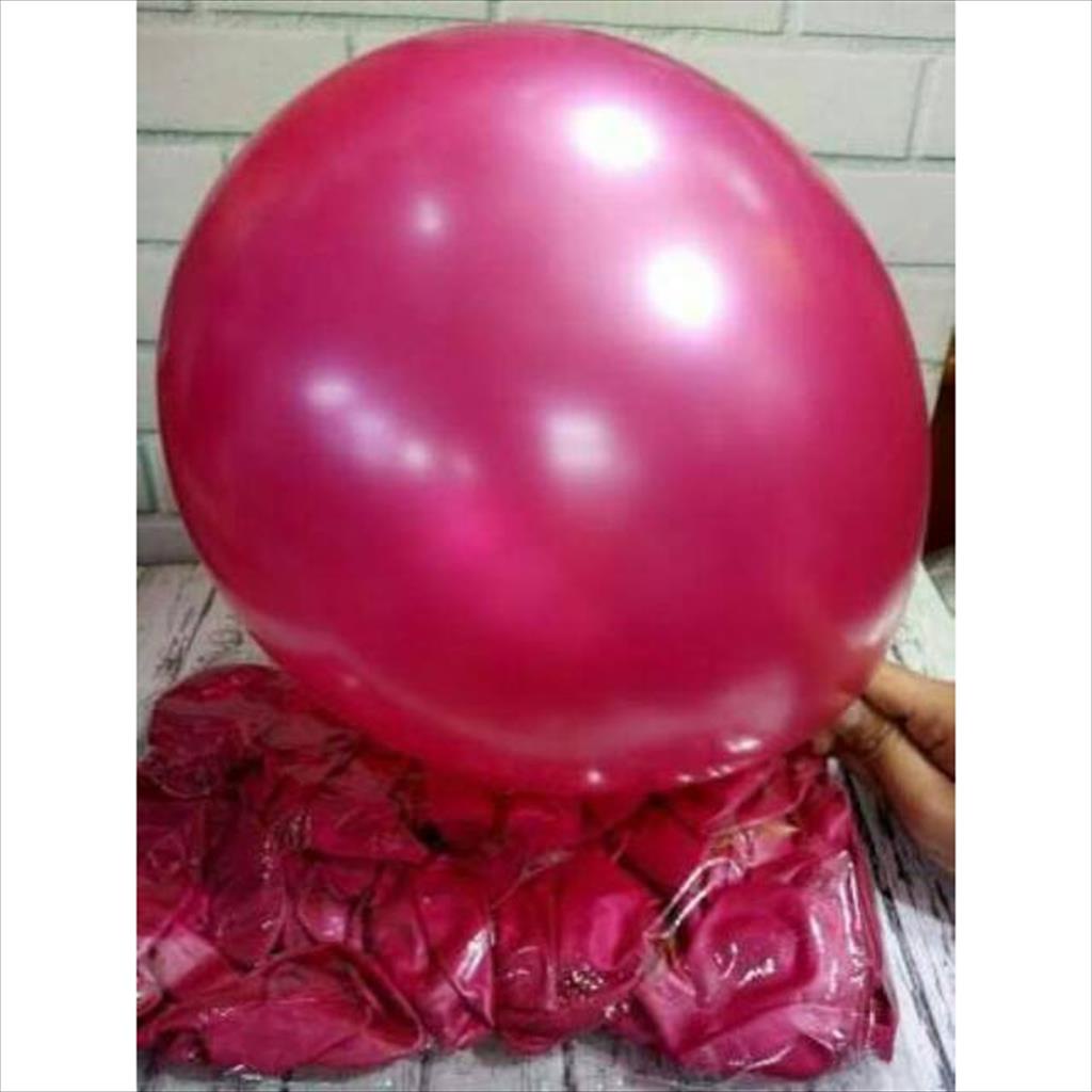 MJS 607 - Balon Ulang Tahun Metalic Polos