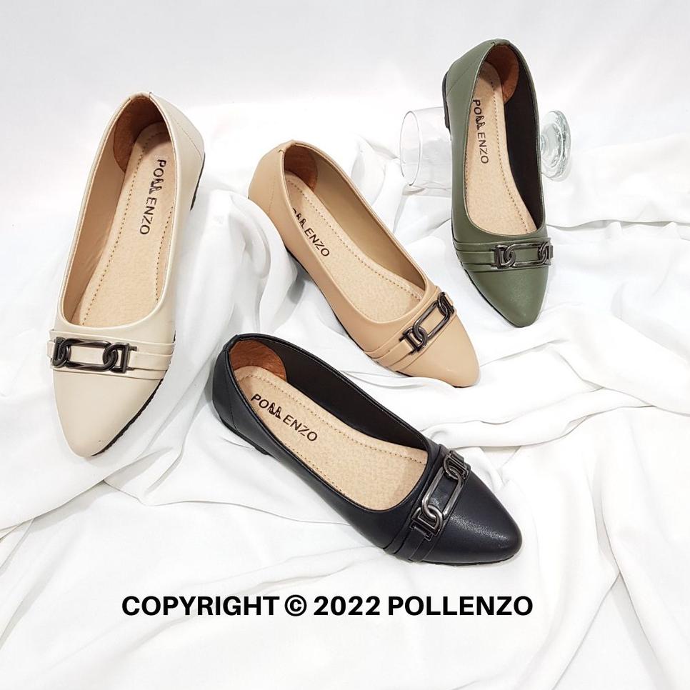 Hot Sale Pollenzo - Sepatu Wanita Flat Shoes Joy-592