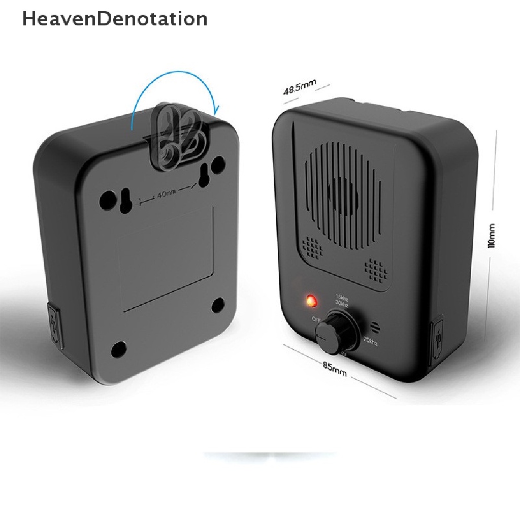 [HeavenDenotation] Ultrasonic Pet Bark Stopper Dog Bell Control Stop Repeller Peredam Pelatihan HDV