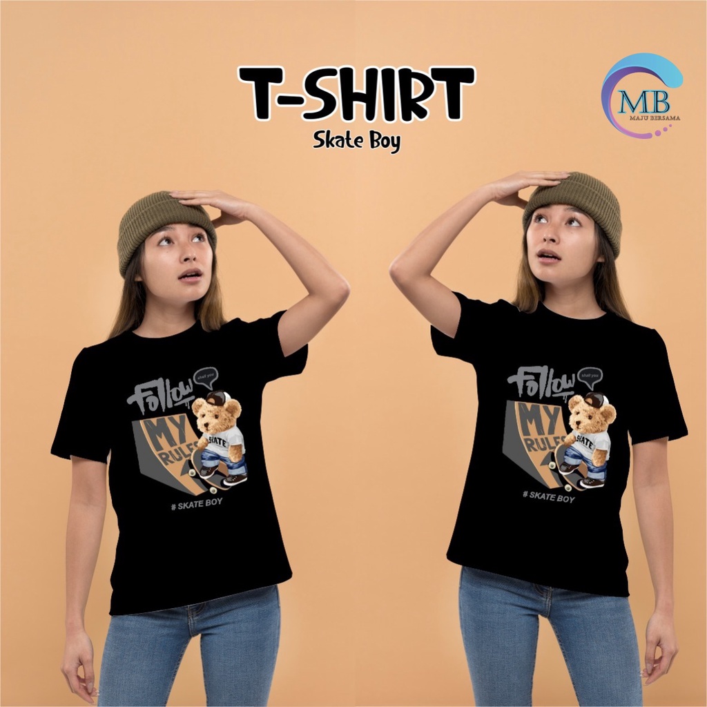 BAJU KAOS SHIRT PRIA WANITA UNISEX STREETWEAR KAOS SURFING PAKAIAN ATASAN CEWEK COWOK TSHIRT MB3842