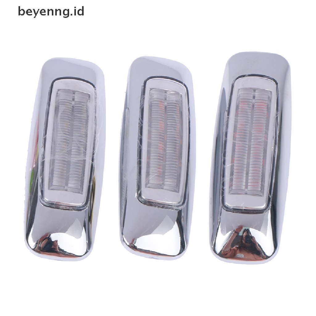 Beyen 1Pcs 24V LED Side Marker Lampu Truk Warning Tail Light Signal Lampu Rem ID