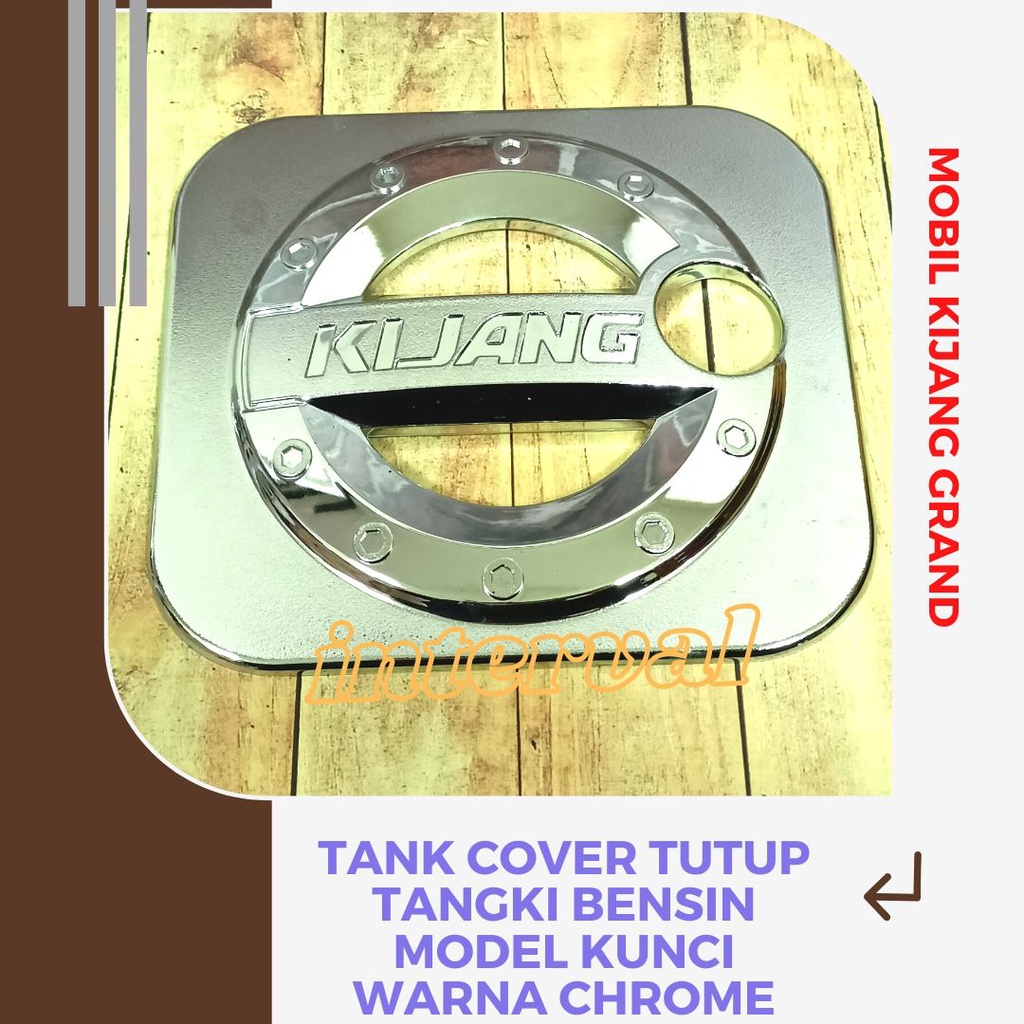 Tank Cover Tutup Tangki Bensin Mobil Kijang Grand Chrome Model Kunci