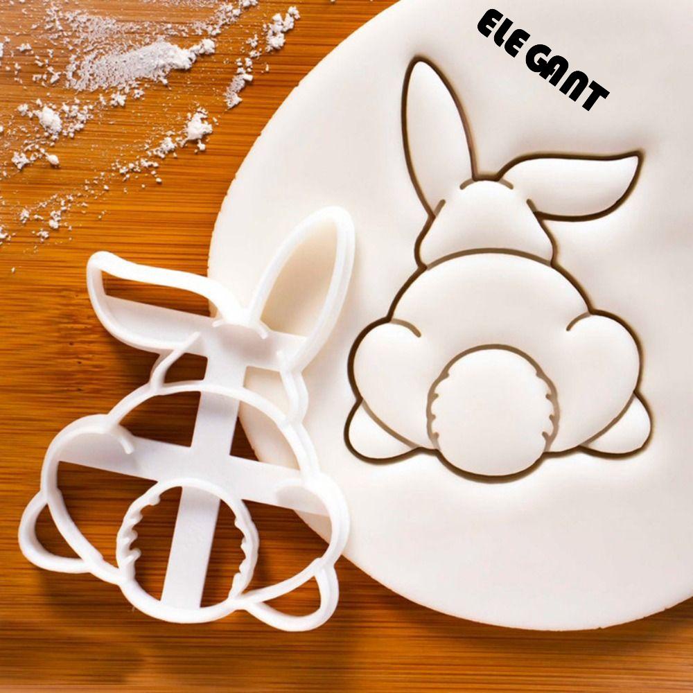 [Elegan] Cetakan Kue Kering Lucu Tidak Bau Kelinci Kartun Alat Kue Bunny Embossed Mold