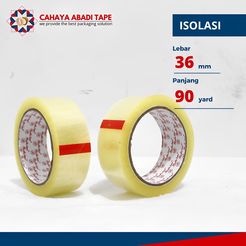 

Isolasi bodhi 36 Mm X 90 yard #perpcs#