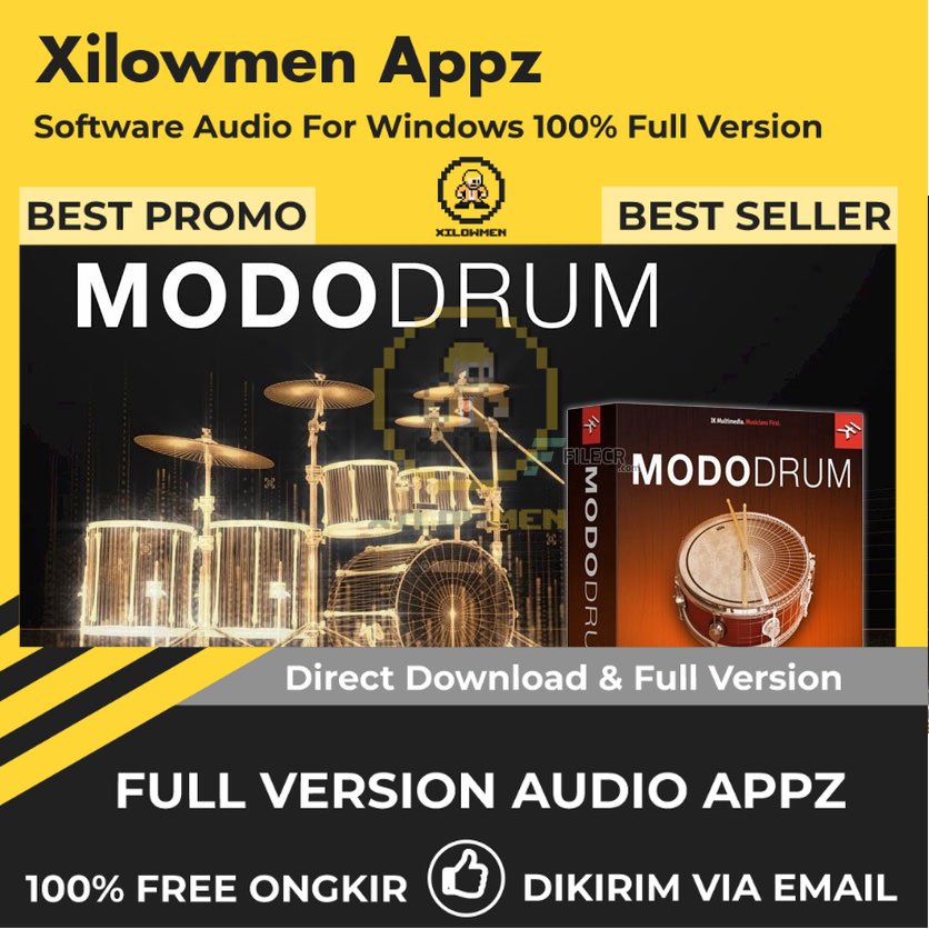 [Full Version] IK Multimedia MODO DRUM Pro Lifetime Audio Software WIN OS