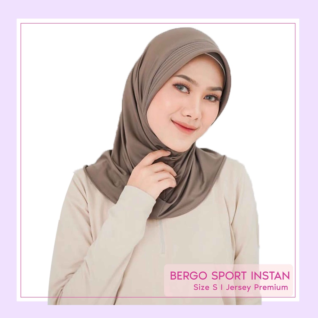 Jilbab Sport / Hijab Sport / Kerudung Sport - Warna Lengkap