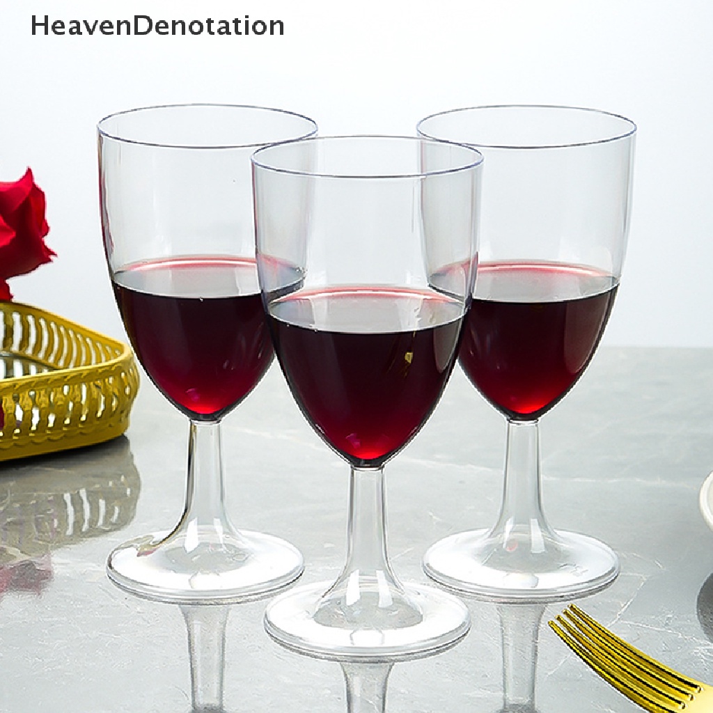 [HeavenDenotation] 180 / 230ML Disposable Plastic Wine Glass, Cocktail, Champagne Glass Flutes Cups HDV