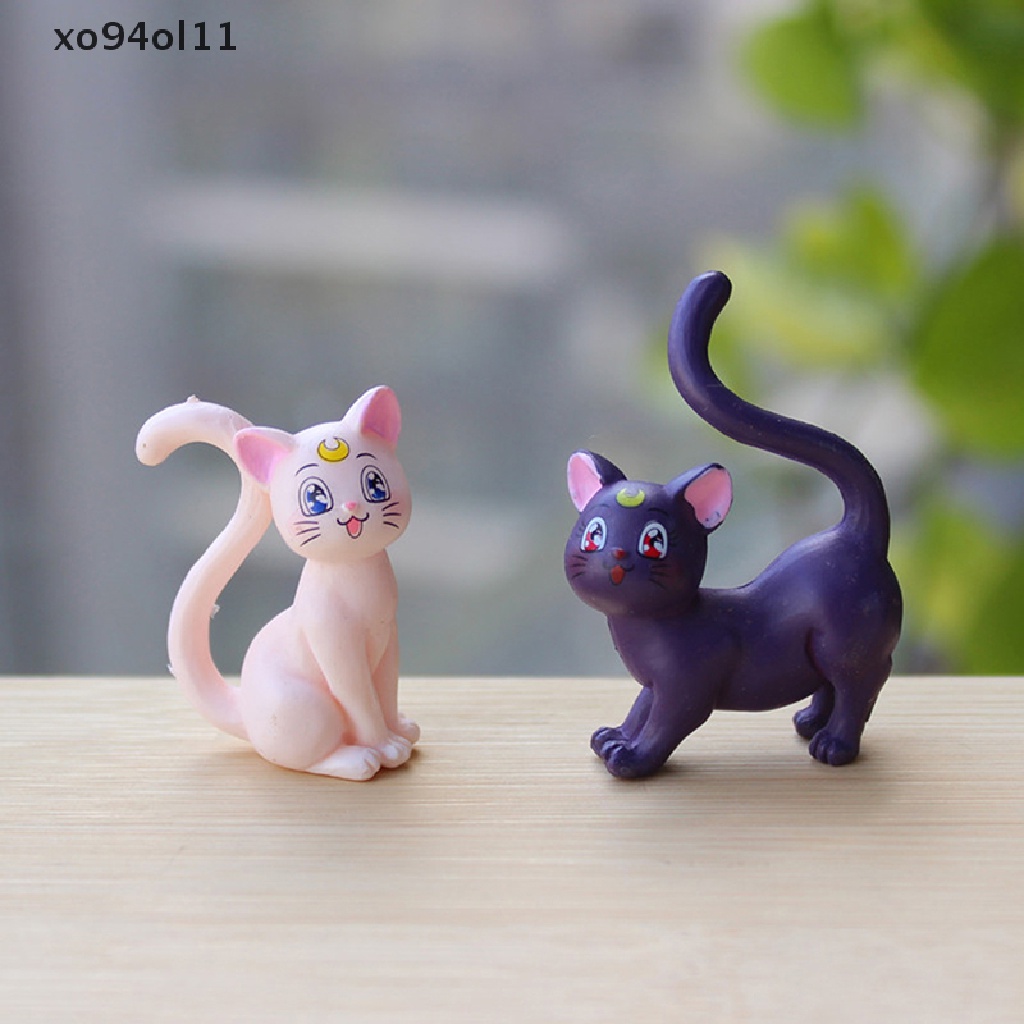 Xo Micro Landscape Berkebun Lucu PVC Kue Kitten Dekorasi Tabletop Boneka OL