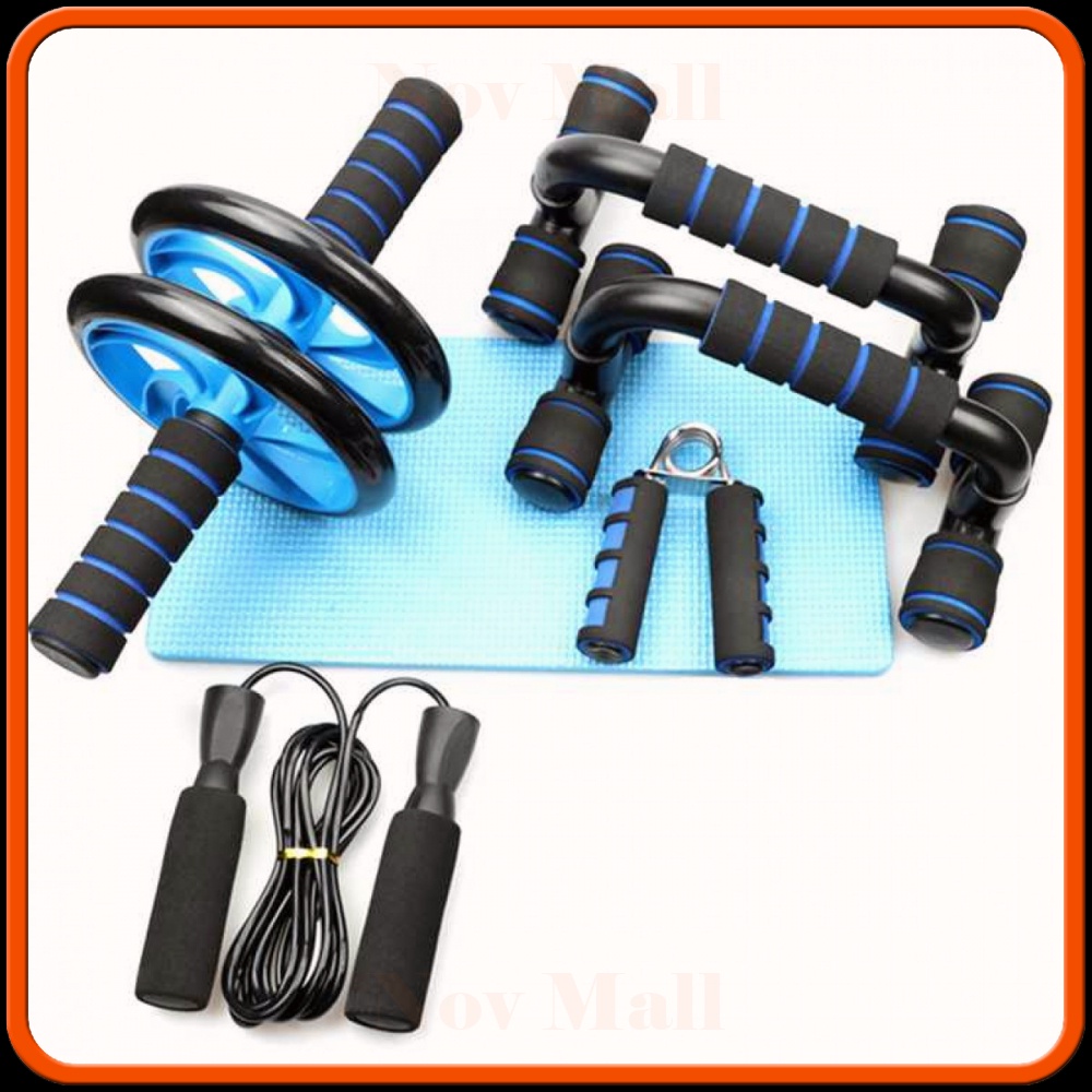 Alat Gym Fitness Roller Push Up Bar Hand Grip 5 in 1 -SP517