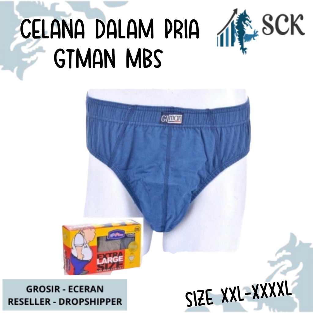 [ISI 1] CD Pria GT-MAN MBS Ukuran JUMBO Bahan Katun - sckmenwear GROSIR