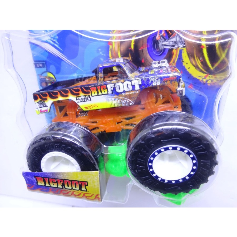 Hot Wheels Monster Trucks Bigfoot Tampo Power Wheels