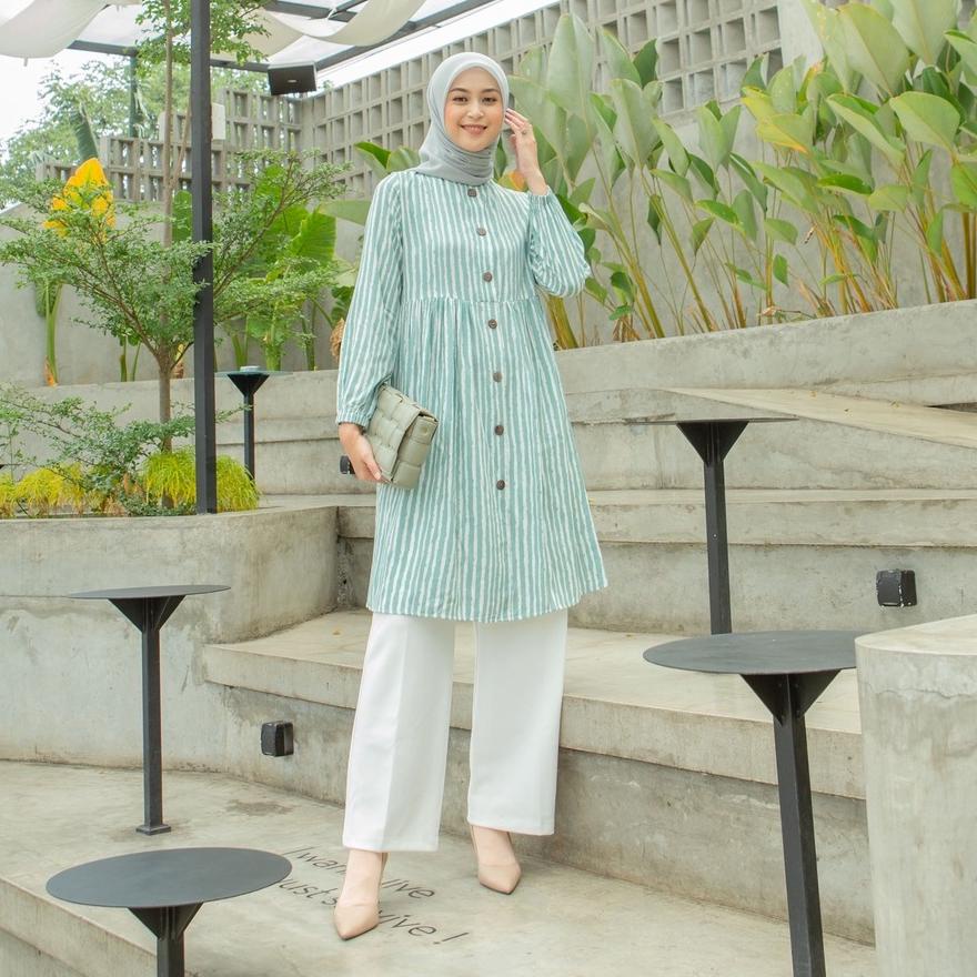 MURAH BANGET Le Khari Tunik Zea Tunik Rayon Busui Size S - XL