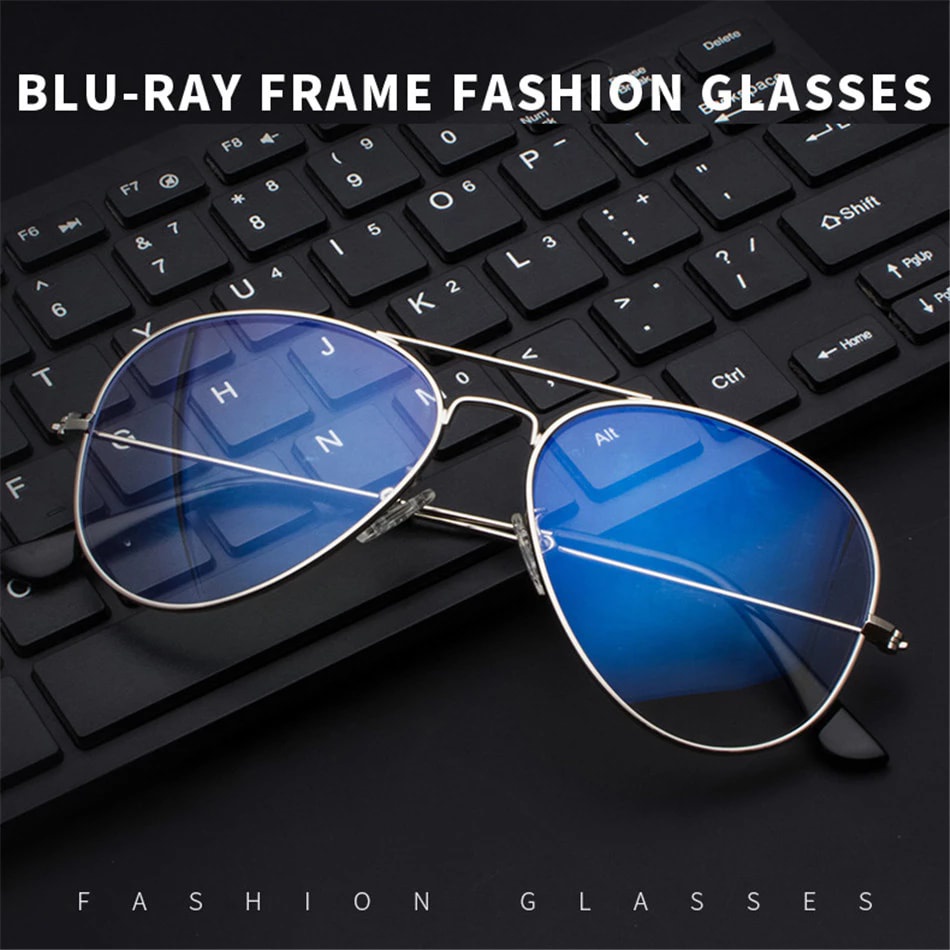 Frame Kacamata Unisex Terbaru Lensa  Blueray Anti  Radiasi / 2108 BR