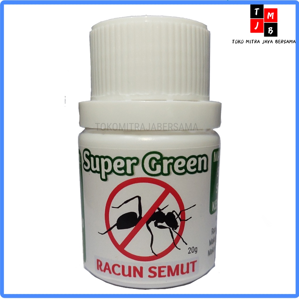 RACUN OBAT PEMBASMI PENGUSIR SEMUT SATU KOLONI SUPER GREEN AMPUH BUKAN MIEJIQING