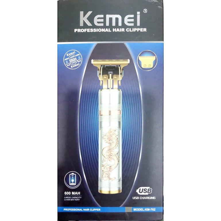 TRIMMER KEMEI KM 762 ALAT CUKUR RAMBUT JENGGOT KUMIS KM-762