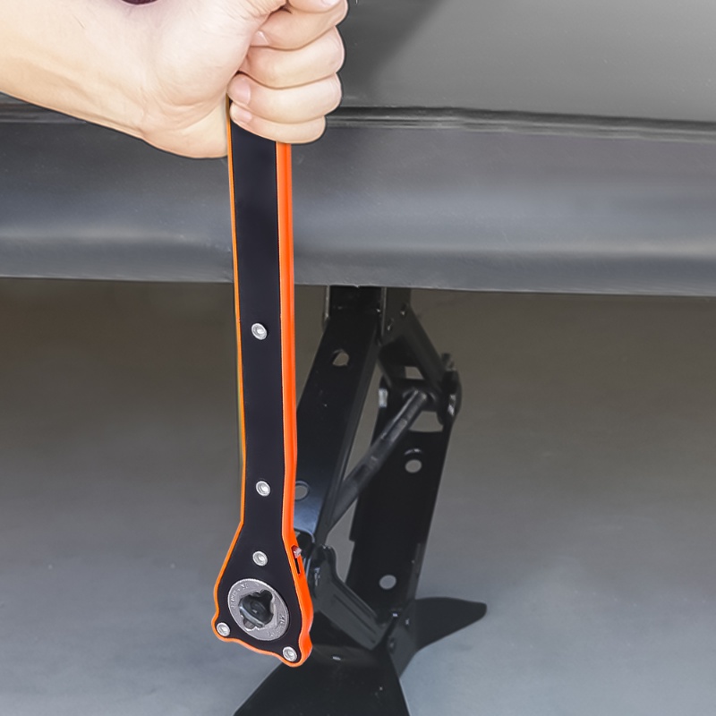 Kunci Angkat Dongkrak Mobil Dual Purpose Labor saving Handle Jack Wrench Emergency Alat Perbaikan Pengganti Ban Aksesoris