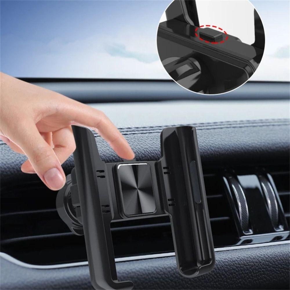 Agustinina Car Phone Holder Portable Universal Perlengkapan Mobil Dekorasi Interior Dudukan Ponsel Klip Ventilasi Udara Mobil Bracket Ponsel Mobil