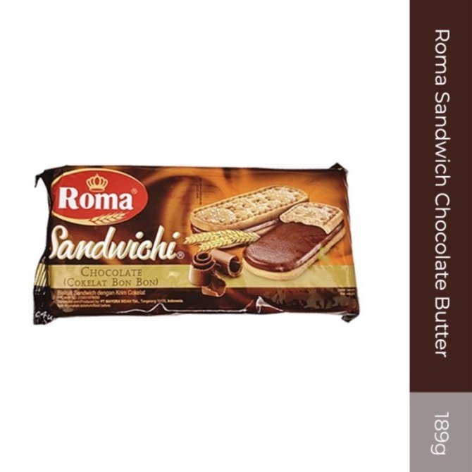 

NEW Roma Sandwich Chocolate Butter 189 GR ORIGINAL