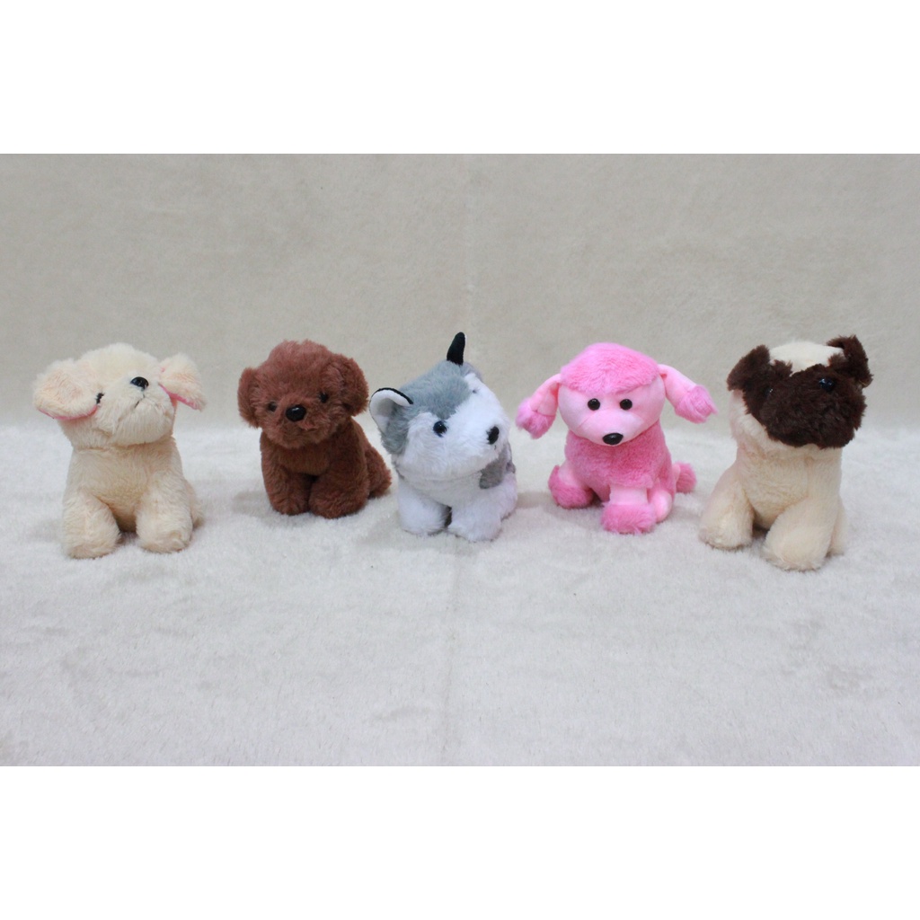Boneka Anjing Lucu Husky Puddle Puppy Buldog