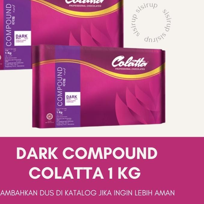 

12.12 Fasion sale Dark Compound Colatta 1 Kg / Collata / Coklat Colata 