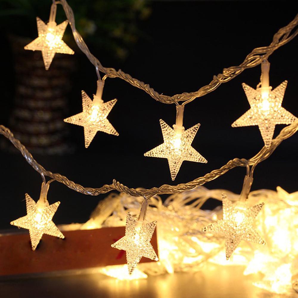Lampu String LED 3m Bentuk Bintang Untuk Dekorasi Pesta Pernikahan
