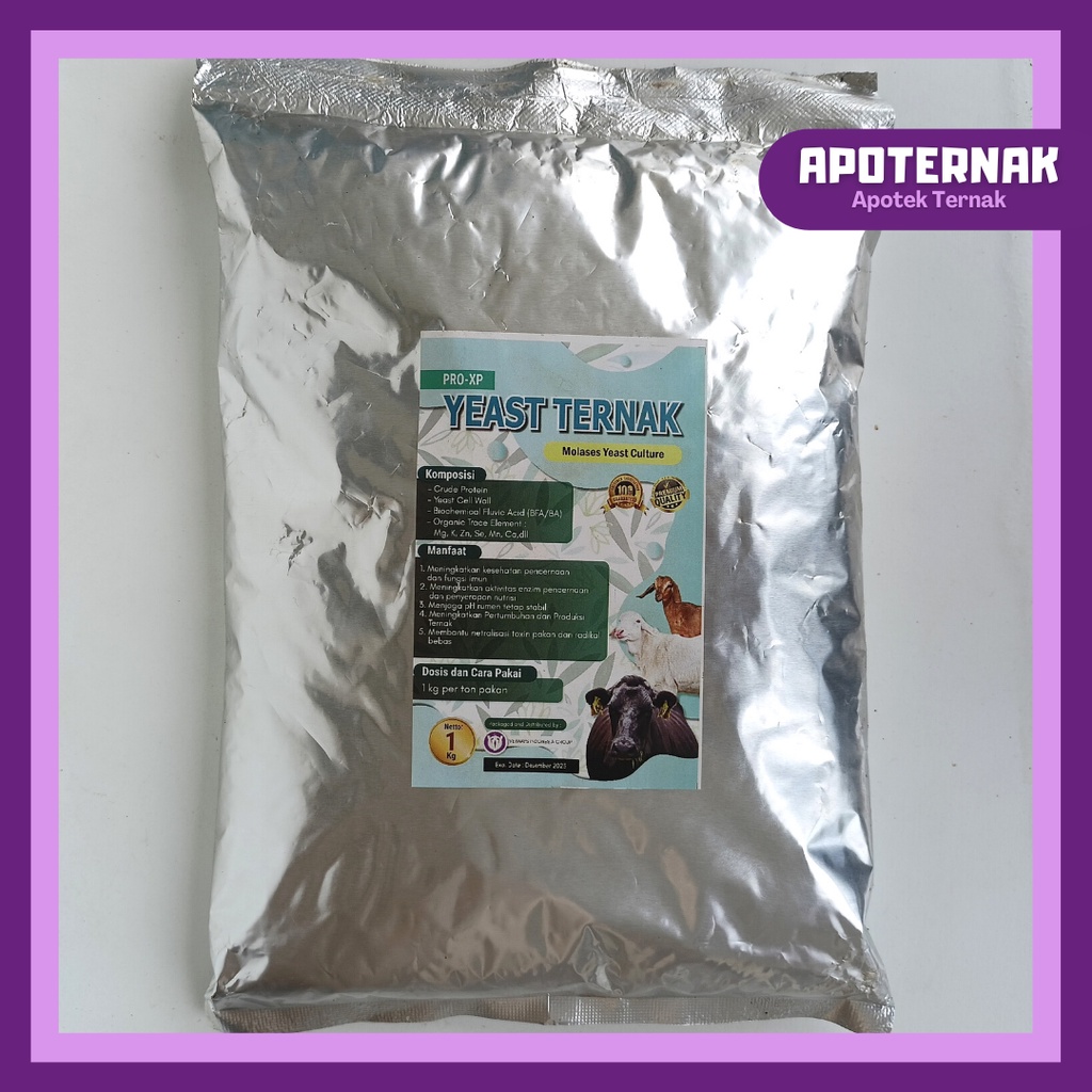 YEAST TERNAK 1 kg | Meningkatkan Kesehatan Pencernaan Pertumbuhan dan Produktivitas Sapi Kambing Domba | VETWAYS