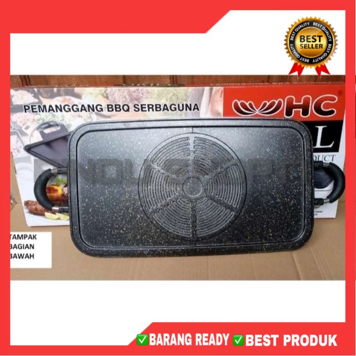 (RS)MULTI GRILL PAN PANGGANG PANGGANGAN WAJAN SERBAGUNA TEFLON