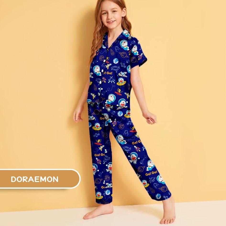 NEW L80 Piyama Anak 4-5 Tahun (Size XL/SIZE 5)  Baju TIdur Anak COWOK CEWEK NK321