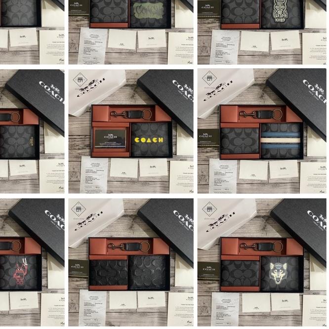 Discount |KG7|COACH WALLET FULLSET / DOMPET COACH PRIA FACTORY OUTLET