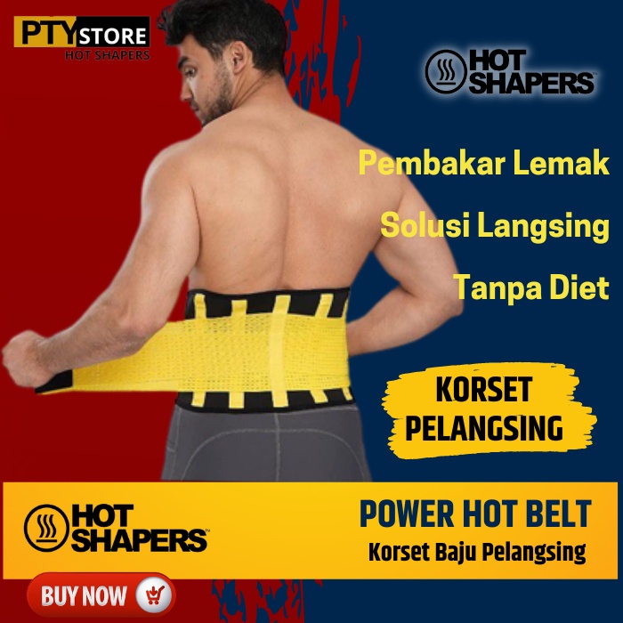 KORSET PRIA PELANGSING PERUT BUNCIT KORSET HOT SHAPERS OLAHRAGA PRIA WANITA KORSET SABUK PEMBAKAR LEMAK