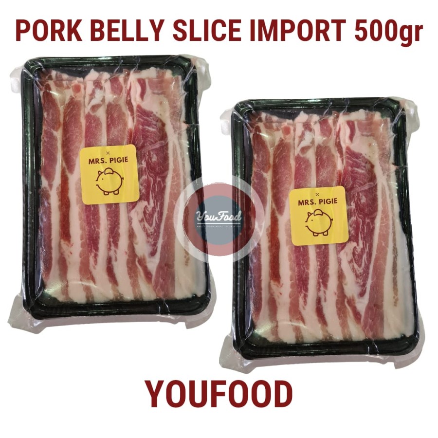 

Pork Belly Slice Import - Samcan Slice - Samgyeopsal Import 500gr