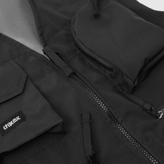 Epidemic Tactical Vest | Rompi Black Impact