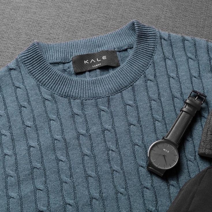 Viral Kale SYDNEY / Sweater Rajut / Sweater Premium Cotton Wool / Sweater Pria