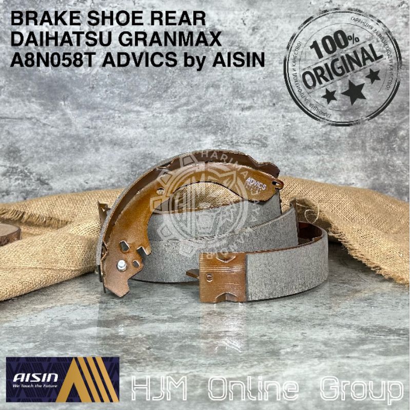 BRAKE SHOE - KAMPAS REM BELAKANG GRANMAX GRAND MAX ADVICS by AISIN JAPAN