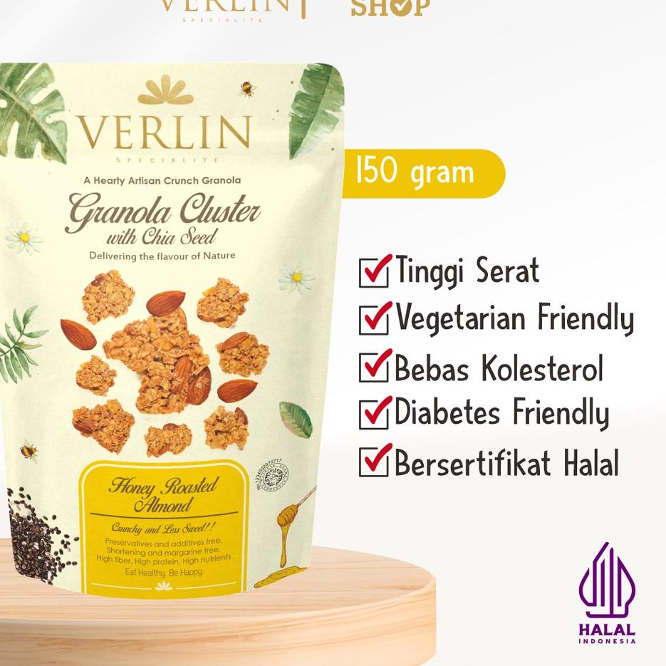 

➻ Verlin Granola Cluster Honey Roasted Almond ❈