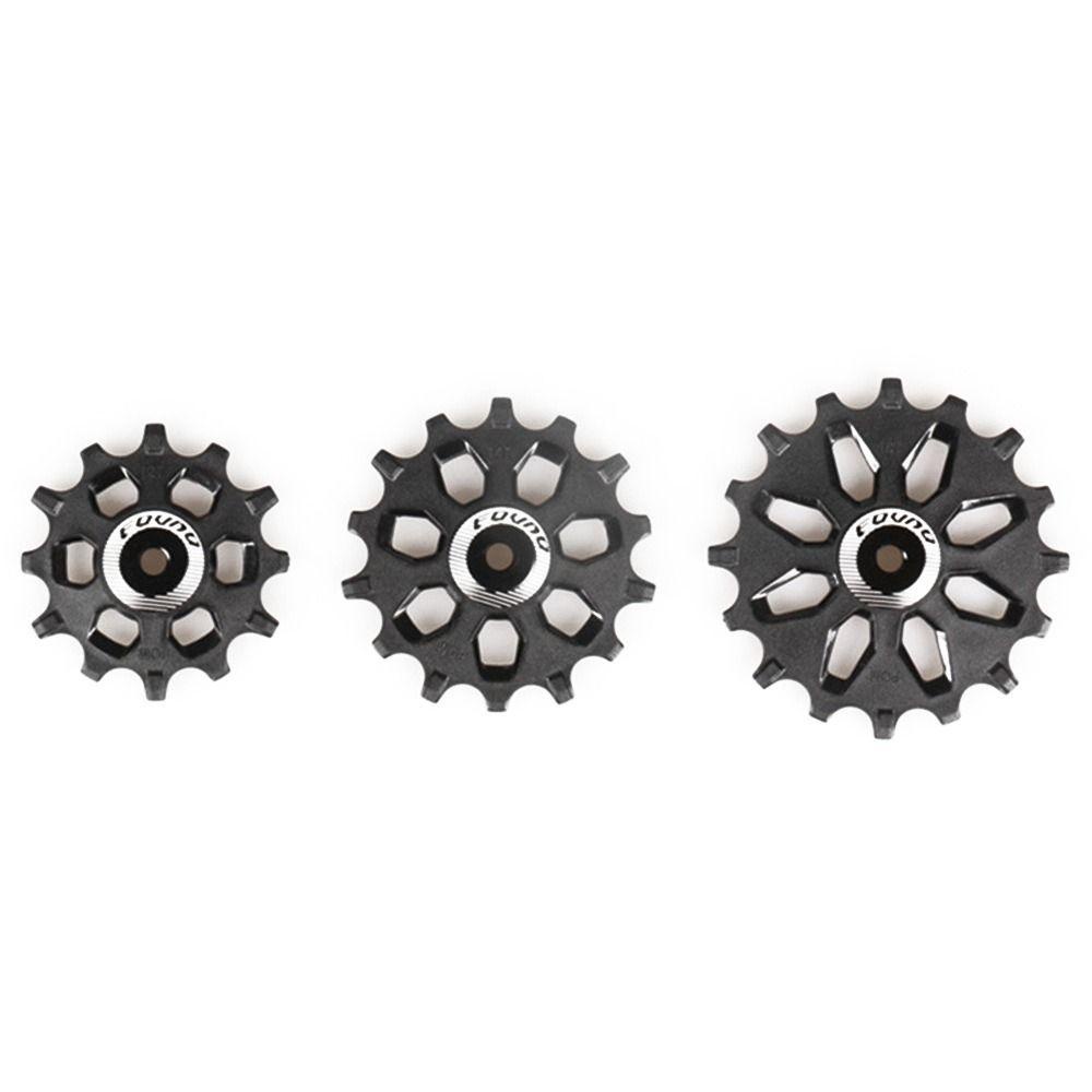 R-FLOWER Pulley Derailleur Set Hitam 7-12s 12T 14T Gigi Sempit Lebar 16T