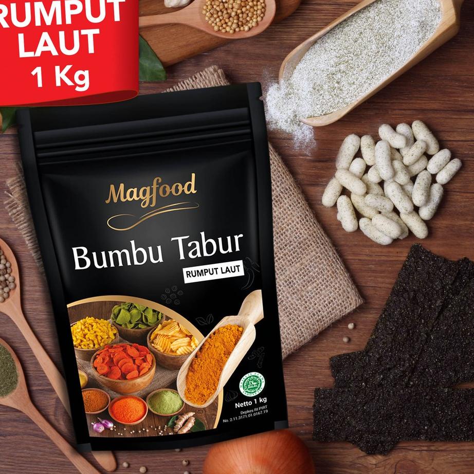 

™ Magfood Bumbu Tabur Rumput Laut 1 Kg ۞