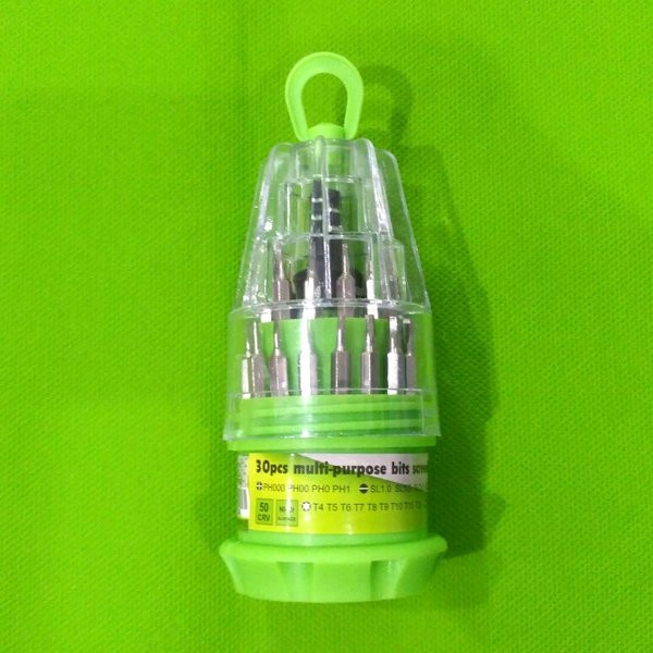 KENTARO OBENG MULTIFUNGSI 30 PCS MULTIPURPOSE BITS SCREWDRIVER SET