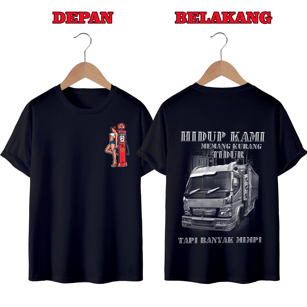 KAOS DISTRO UNISEX PRIA DAN WANITA TERBARU, KAOS JUMBO  TRUCK MIMPI