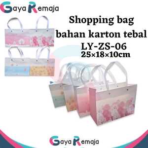 

Shopping bag karton tebal | Paper bag | Goodie bag | tas kado bahan karton