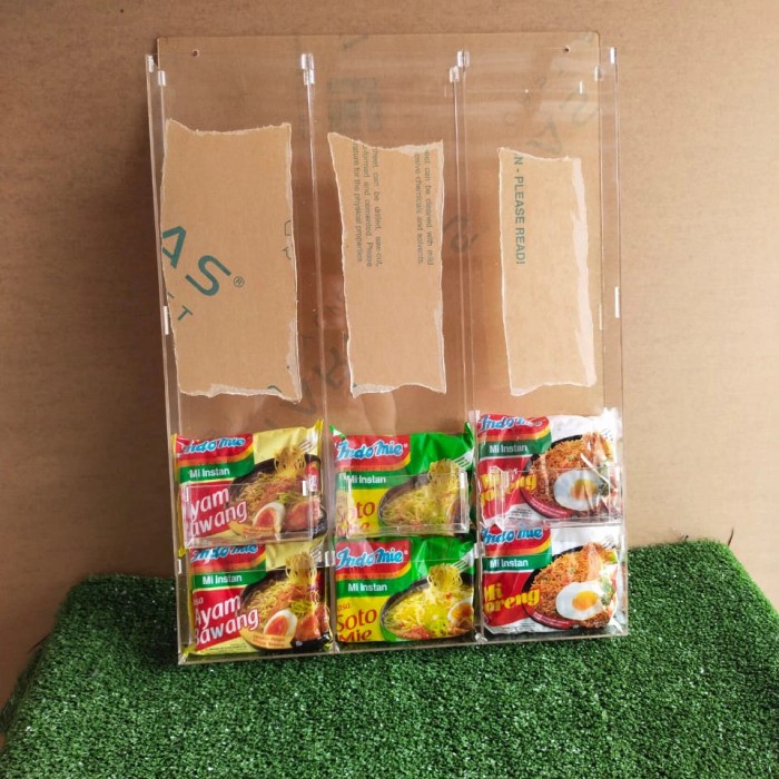 Promo akrilik rak mie instan Keren