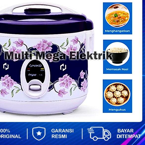 ♔ MAGIC COM RICE COOKER  NIKO OISHI BATIK / TD 1.2 LITER MEJIKOM MAGICCOM MAGICOM MEGICOM MEJIKOM 1.