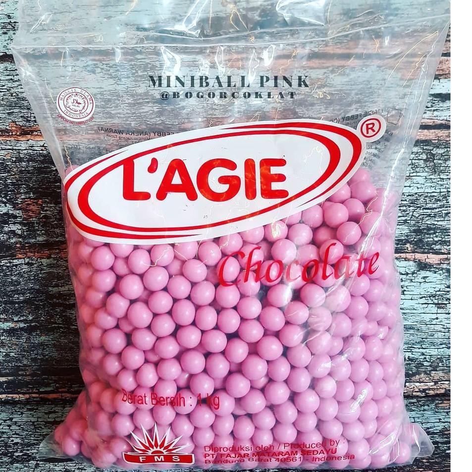 

✿ Coklat Lagie mini pink 1kg ( ready stock ) ➲