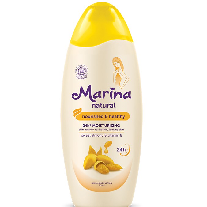 MARINA HAND AND BODY LOTION 200 NOURISHED&amp;HEALTHY