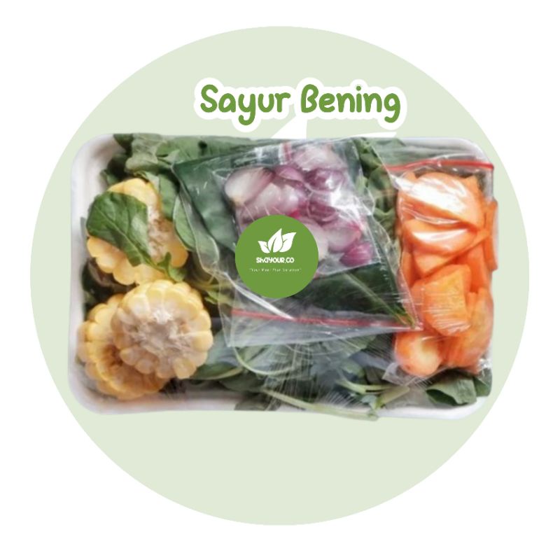 

Paket Satur Instan Praktis Jogja / sayur pack Sayur Bening Bayam Jagung - shayour.co